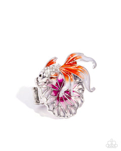 Paparazzi Freshwater Flair - Multi Ring (Pink)
