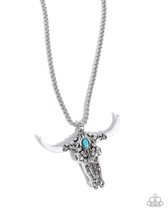 Paparazzi Longhorn Legacy - White Necklace