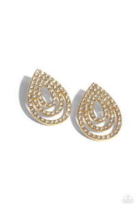 Paparazzi Red Carpet Reverie - Gold Earrings