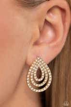 Load image into Gallery viewer, Paparazzi Red Carpet Reverie - Gold Earrings
