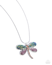 Load image into Gallery viewer, Paparazzi Dragonfly Defiance - Purple Necklace
