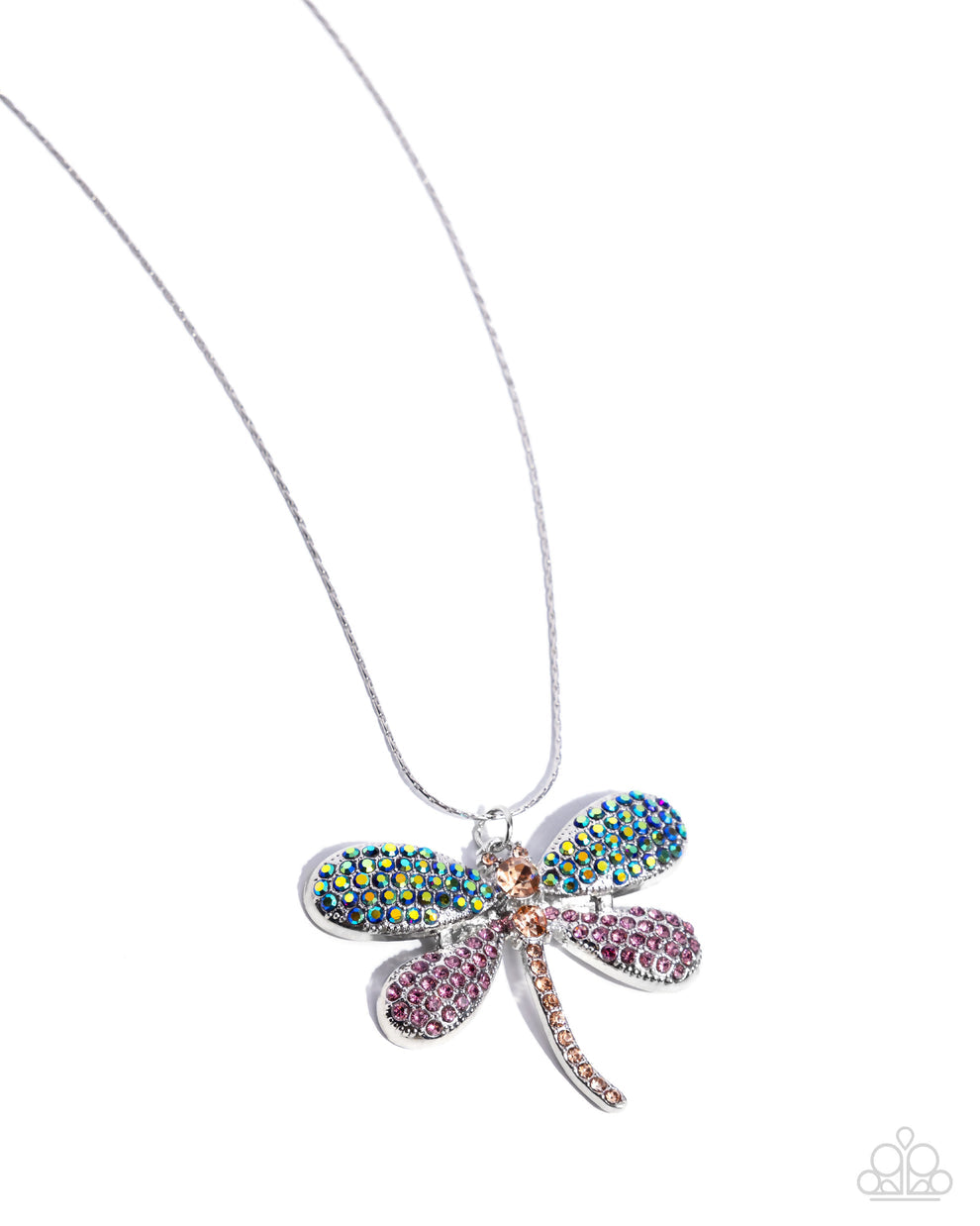Paparazzi Dragonfly Defiance - Purple Necklace