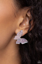 Load image into Gallery viewer, Paparazzi High Life - Pink Earrings &amp; Paparazzi High Time - Pink Ring Set
