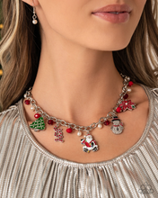 Load image into Gallery viewer, Paparazzi Most Wonderful Time of the Year - Multi Necklace &amp;  Paparazzi Bundle of Joy - Red Earrings &amp; Paparazzi North Pole Panache - Multi Bracelet &amp; Paparazzi Poinsettia Pizzazz - Multi Bracelet (Pink Friday November 2024 - Week 1)
