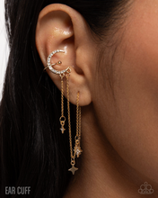 Load image into Gallery viewer, Paparazzi Heaven Struck - Gold Ear Cuff
