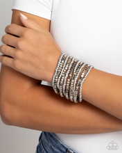 Load image into Gallery viewer, Paparazzi Spirited Stack - Silver Bracelet
