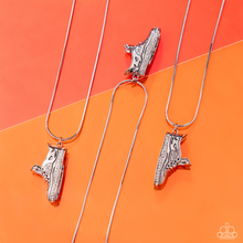 Load image into Gallery viewer, Paparazzi Sneaker Shimmer - White Necklace
