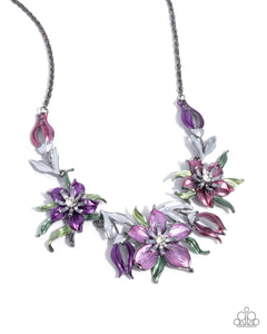 Paparazzi Floral Protocol - Multi Necklace (2024 November Life Of The Party)