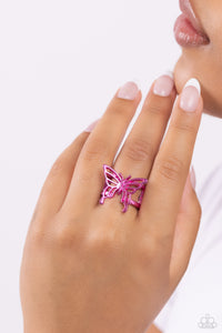 Paparazzi Playfully Polished - Pink Ring