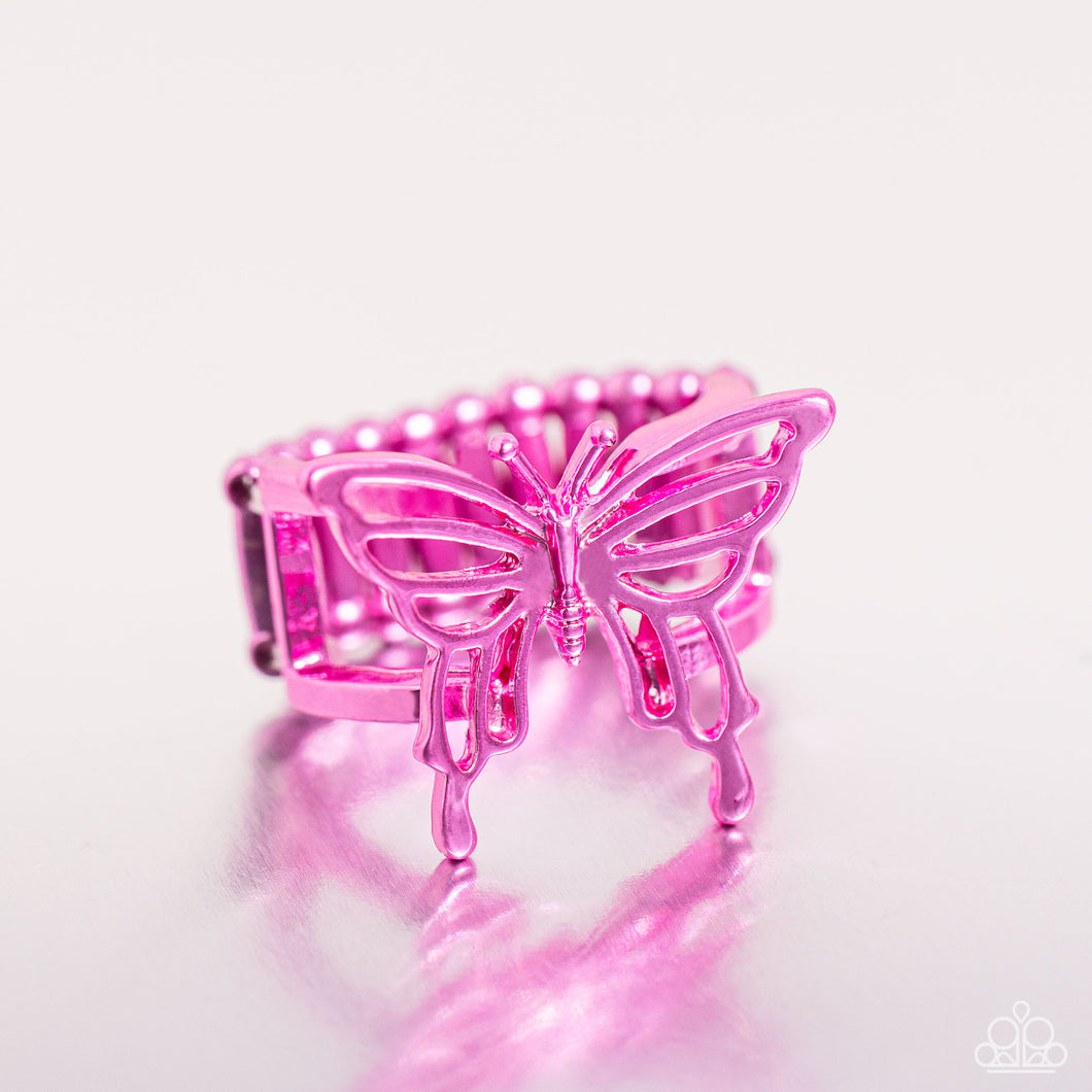 Paparazzi Playfully Polished - Pink Ring