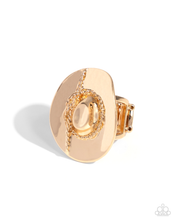 Load image into Gallery viewer, Paparazzi Broach Break - Gold Ring
