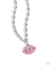 Load image into Gallery viewer, Paparazzi Keepsake Kisser - Pink Necklace
