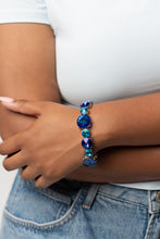 Load image into Gallery viewer, Paparazzi Refreshing Radiance - Blue Bracelet (August 2023 Life Of The Party)
