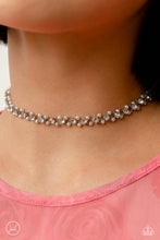 Load image into Gallery viewer, Paparazzi Classy Couture - White Necklace Choker (June 2023 Life Of The Party)
