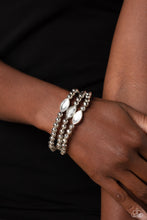 Load image into Gallery viewer, Paparazzi Twinkling Team - White Bracelet
