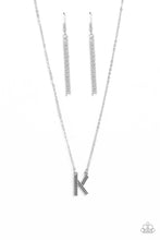 Load image into Gallery viewer, Paparazzi Leave Your Initials - Silver - K Necklace
