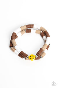 Paparazzi In SMILE - Brown Bracelet