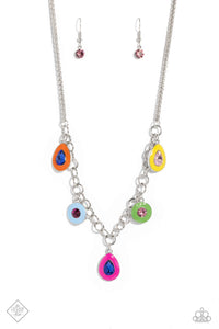 Paparazzi Colorblock Craze - Multi Necklace (May 2023 Fashion Fix)