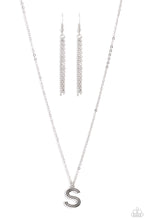 Load image into Gallery viewer, Paparazzi Leave Your Initials - Silver - S Necklace
