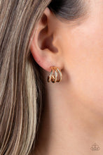 Load image into Gallery viewer, Paparazzi TRIPLE Down - Gold Earrings
