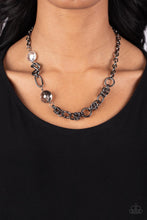 Load image into Gallery viewer, Paparazzi Celestially Celtic - Black Necklace
