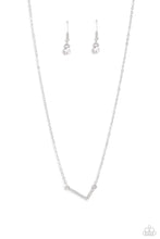Load image into Gallery viewer, Paparazzi INITIALLY Yours - L - White Necklace
