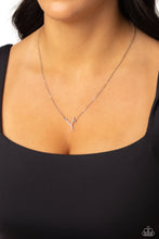 Load image into Gallery viewer, Paparazzi INITIALLY Yours - Y - White Necklace
