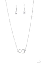 Load image into Gallery viewer, Paparazzi INITIALLY Yours - S - White Necklace
