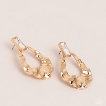 Load image into Gallery viewer, Paparazzi Metro Meltdown - Gold Earrings
