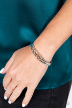 Load image into Gallery viewer, Paparazzi Doubled Down Dazzle - Brown Bracelet
