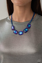 Load image into Gallery viewer, Paparazzi Emerald City Couture - Blue Necklace (June 2023 Life Of The Party)
