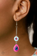 Load image into Gallery viewer, Paparazzi Colorblock Canvas - Multi Earrings (May 2023 Fashion Fix)
