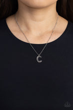 Load image into Gallery viewer, Paparazzi Leave Your Initials - Silver - C Necklace
