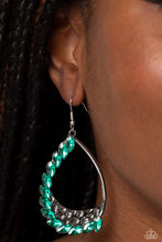 Load image into Gallery viewer, Paparazzi Looking Sharp - Green Earrings
