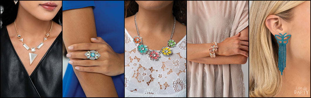 Paparazzi July 2023 Life Of The Party - 5 Piece Bundle