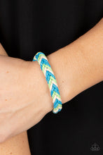Load image into Gallery viewer, Paparazzi Born to Travel - Blue Bracelet
