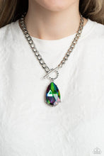 Load image into Gallery viewer, Paparazzi Edgy Exaggeration - Multi Necklace (Oil Spill)
