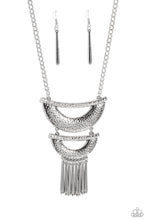 Load image into Gallery viewer, Paparazzi Fringe Festival - Silver Necklace
