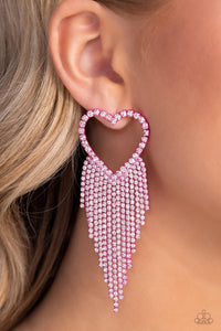 Paparazzi Sumptuous Sweethearts - Pink Earrings