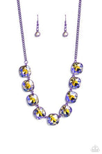 Load image into Gallery viewer, Paparazzi Combustible Command - Purple Necklace
