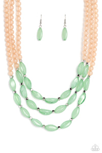 Paparazzi I BEAD You Now - Green Necklace