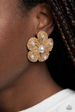 Load image into Gallery viewer, Paparazzi Permanent Vacation - Brown Earrings
