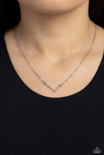Load image into Gallery viewer, Paparazzi INITIALLY Yours - L - White Necklace
