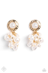 Paparazzi Long Time No SEA - Gold Earrings (August 2023 Fashion Fix)