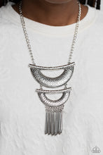 Load image into Gallery viewer, Paparazzi Fringe Festival - Silver Necklace
