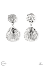 Load image into Gallery viewer, Paparazzi Metro Mermaid - Silver Earrings (Clip On)

