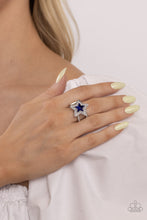 Load image into Gallery viewer, Paparazzi One Nation Under Sparkle - Blue Ring
