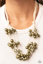 Load image into Gallery viewer, Paparazzi Yacht Catch Necklace - Green
