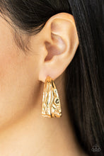 Load image into Gallery viewer, Paparazzi Badlands and Bellbottoms Earrings - Gold
