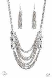 Paparazzi Come CHAIN or Shine Necklace - White (2023 March Fashion Fix)